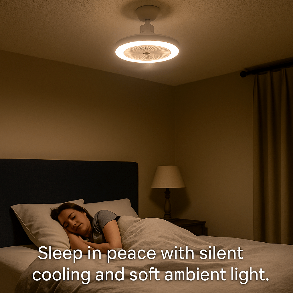 BreeziBulb™ – Fan + Light in One Bulb