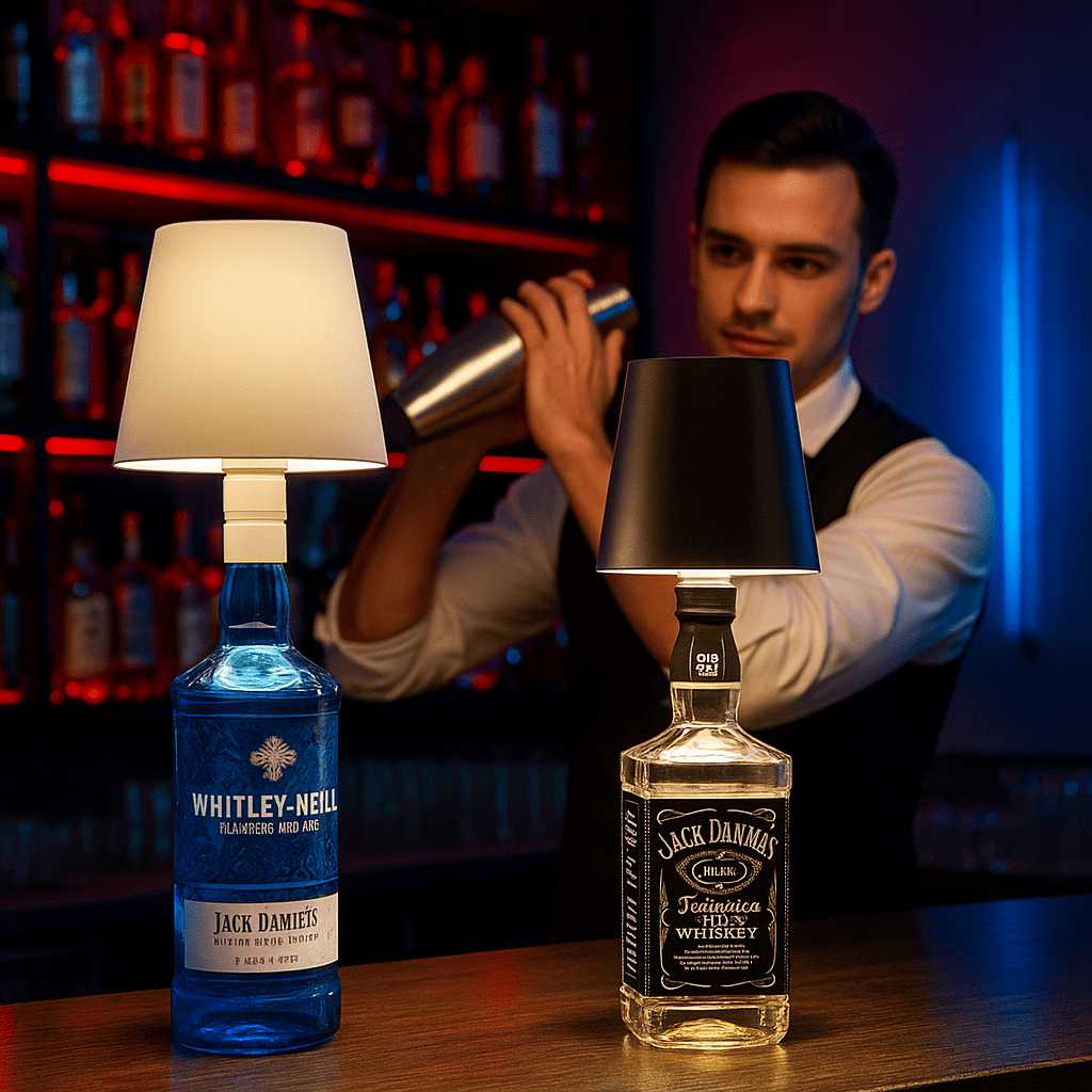 Cordless Bottle Lamp