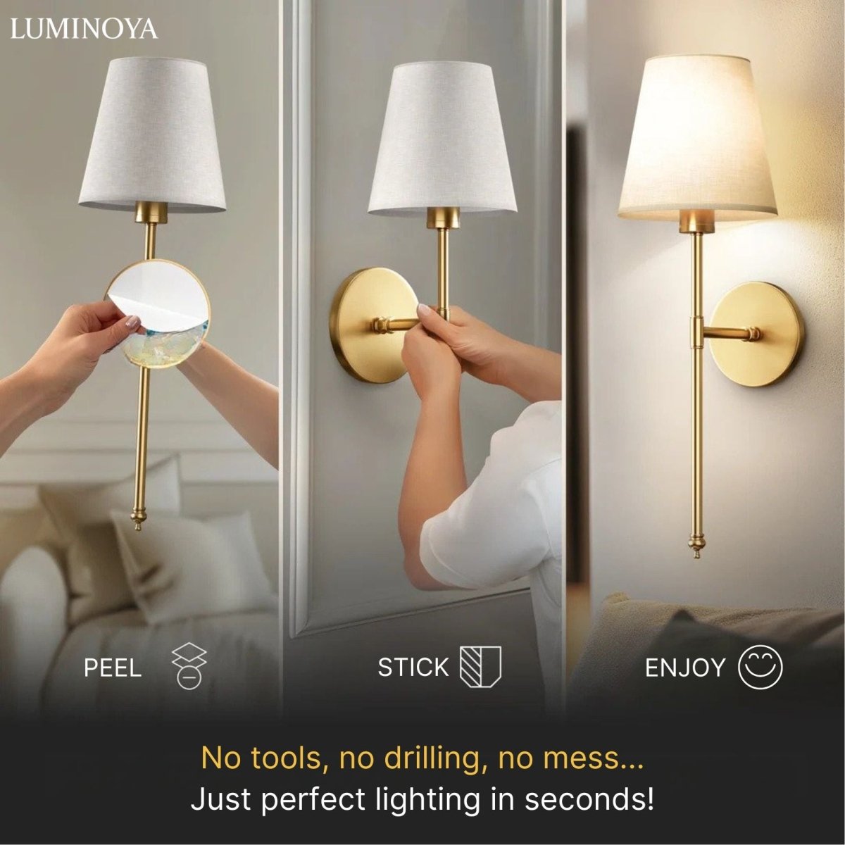 Cordless Wall Sconces
