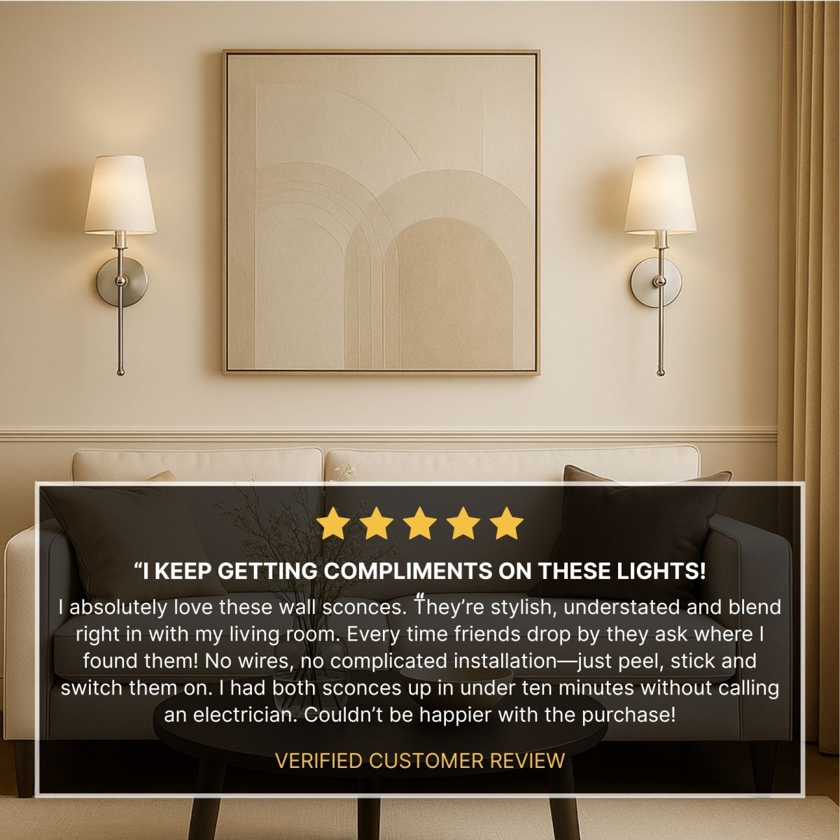 Cordless Wall Sconces