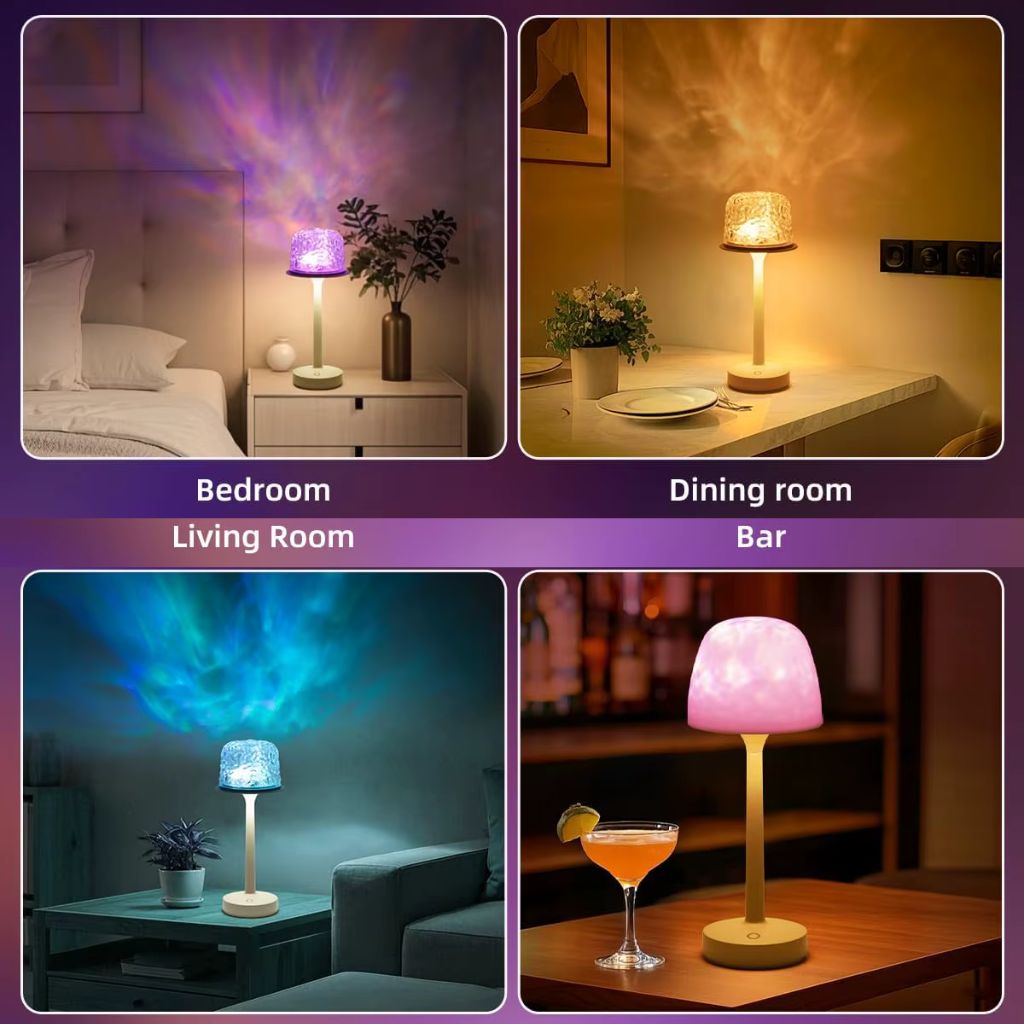 Ocean Wave Cordless Projector Light