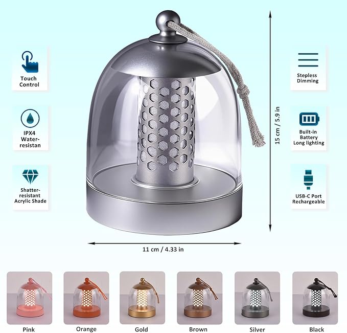 AuraDome Touch Lamp
