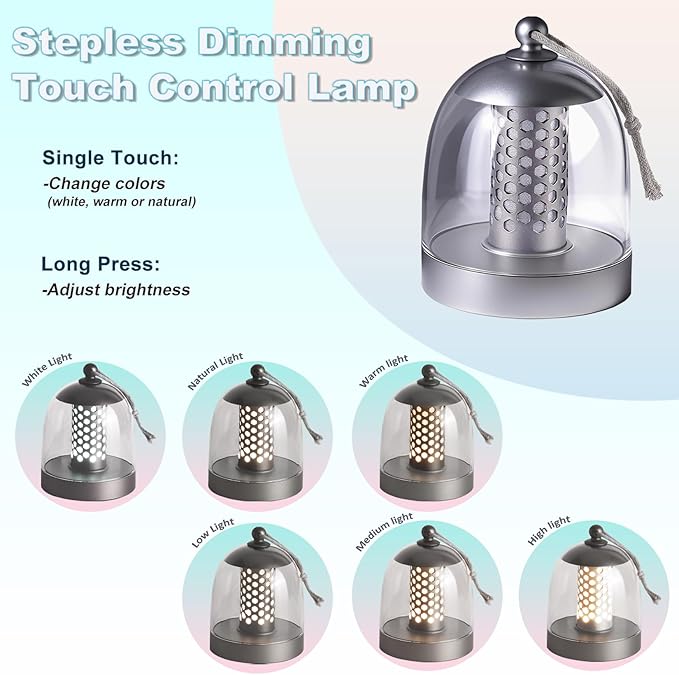 AuraDome Touch Lamp