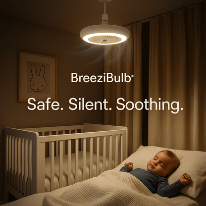 BreeziBulb™ – Fan + Light in One Bulb