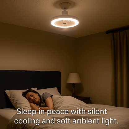 BreeziBulb™ – Fan + Light in One Bulb