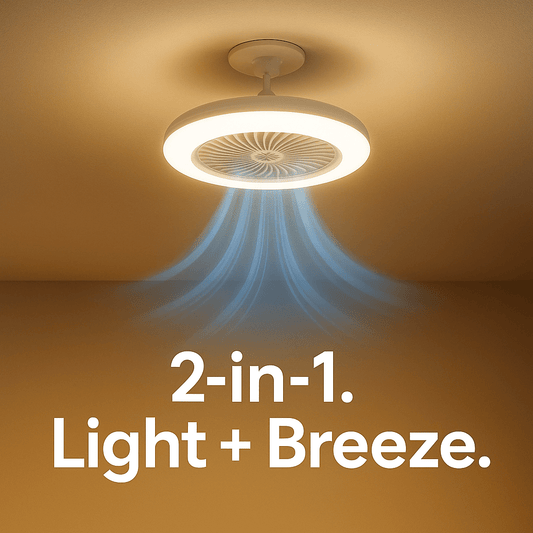 BreeziBulb™ – Fan + Light in One Bulb