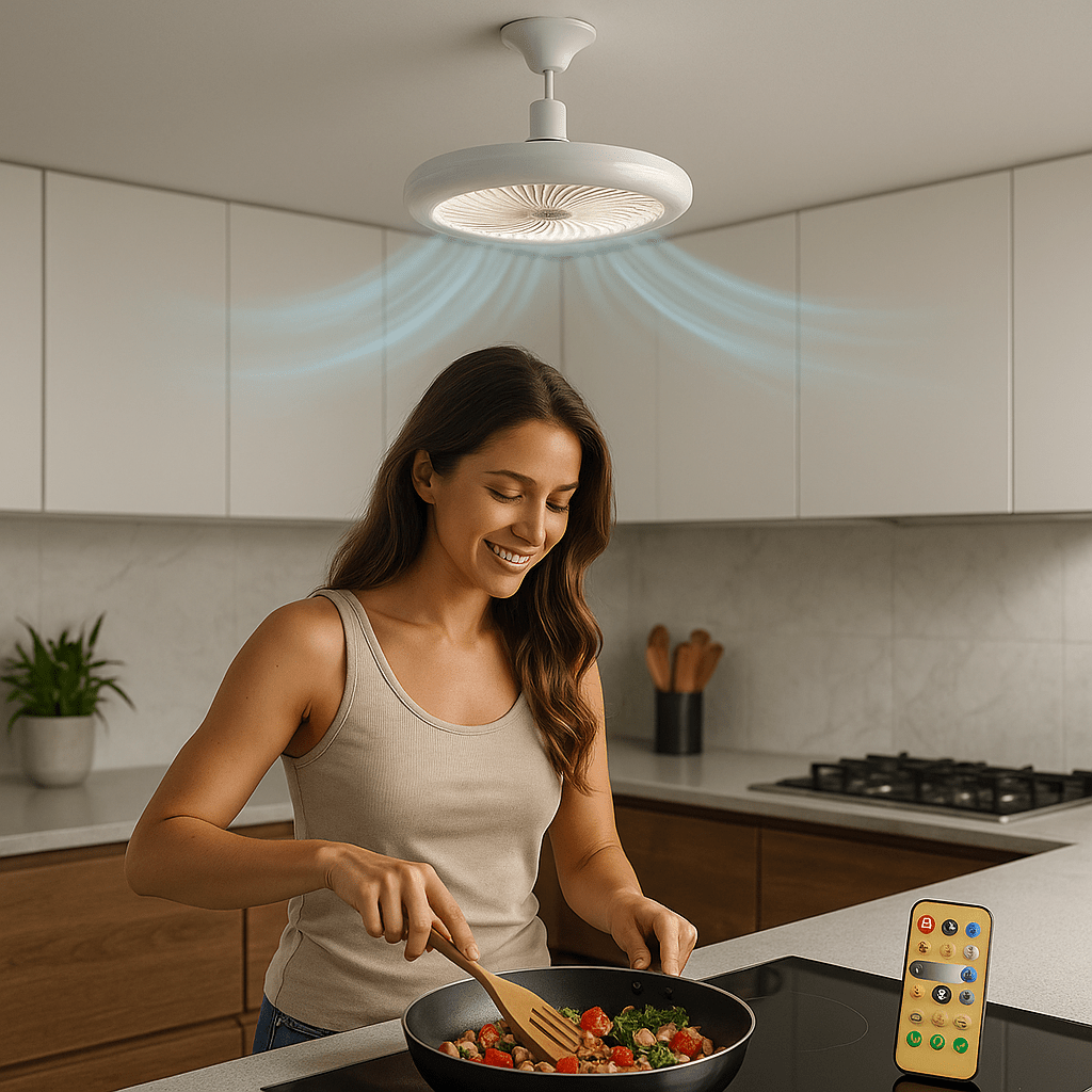 BreeziBulb™ – Fan + Light in One Bulb