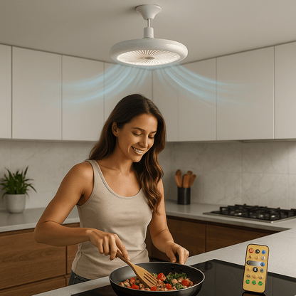 BreeziBulb™ – Fan + Light in One Bulb