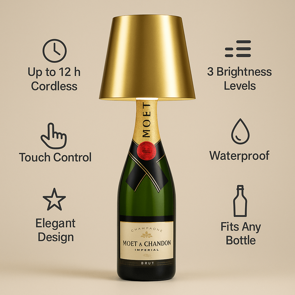 Cordless Bottle Lamp