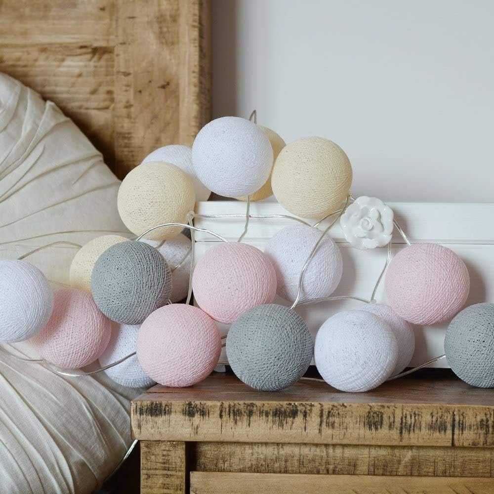 Cotton Ball Garland