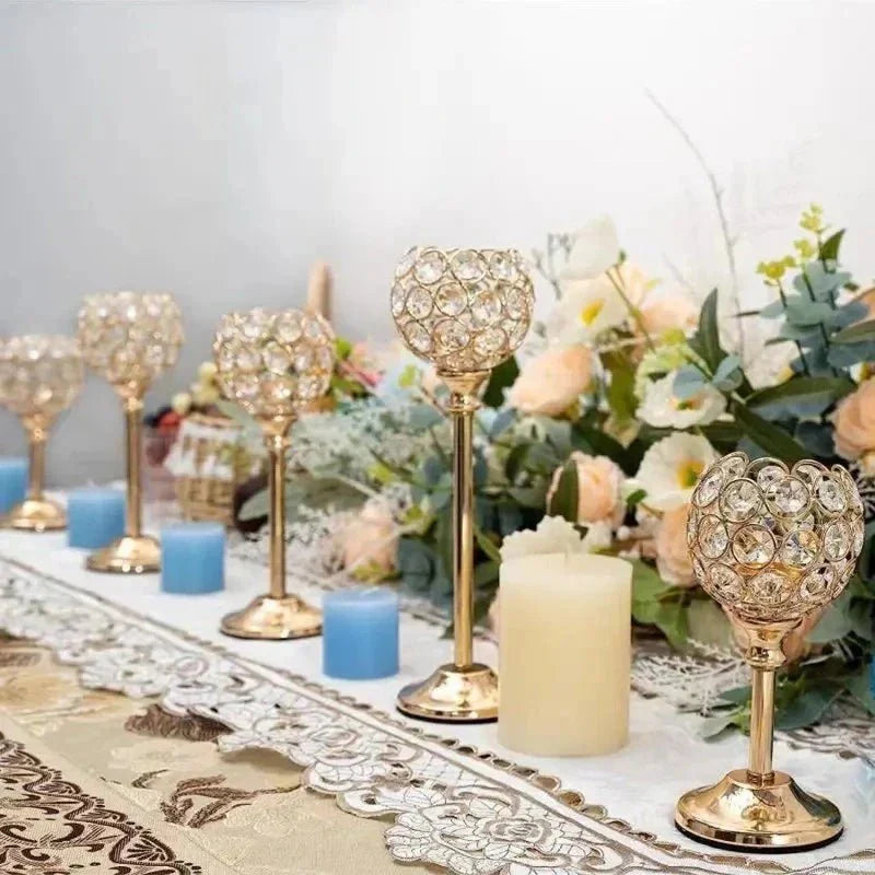 CrystalGlow™ Candle Holder