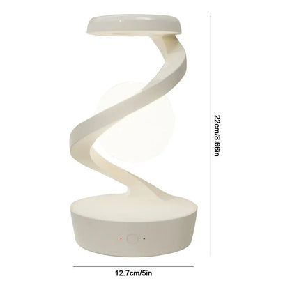 Levitating Moon Lamp – Gesture Control & Wireless Charging