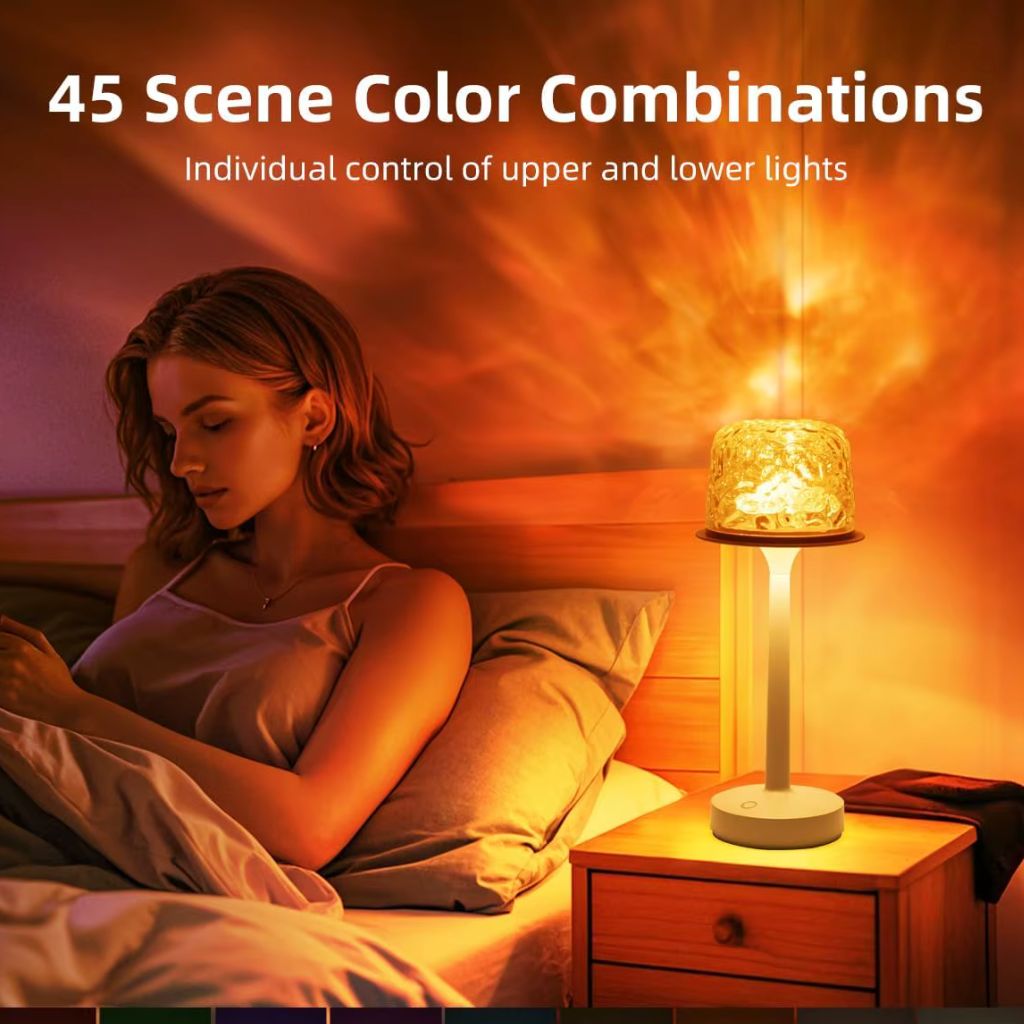 Ocean Wave Cordless Projector Light