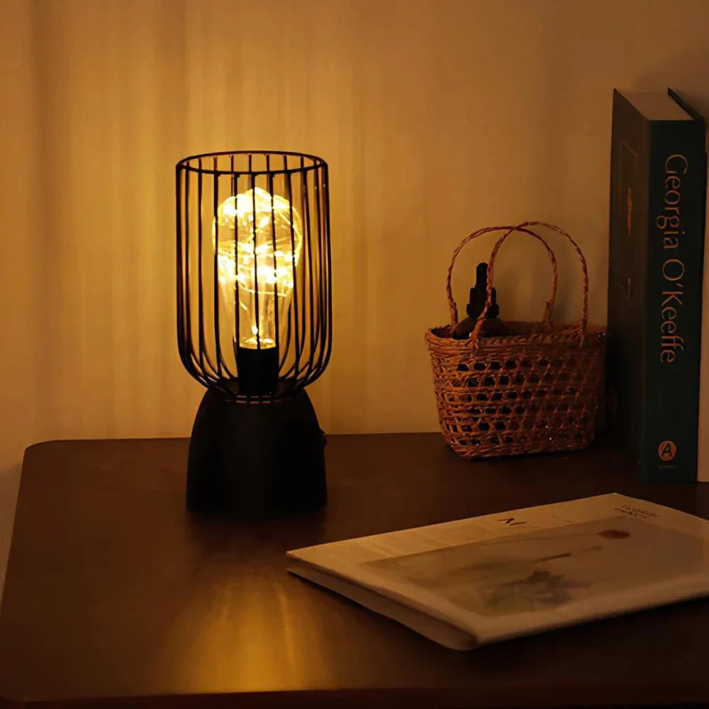 Radiant Iron Lamp