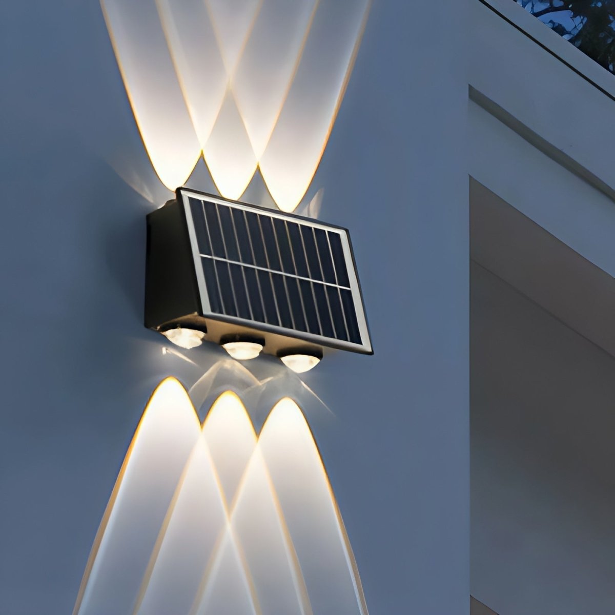 Solar Powered Wall Sconce