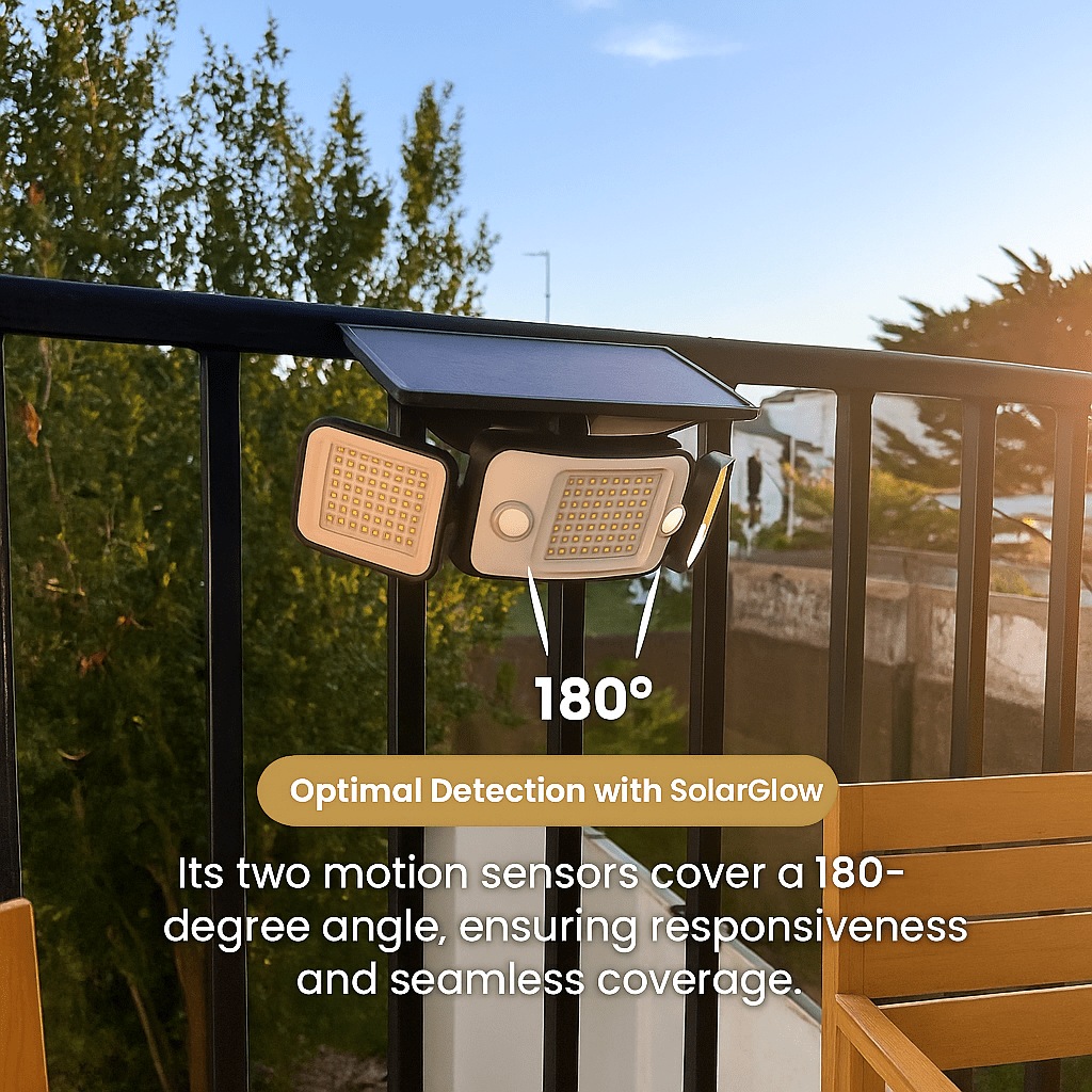 SolarGlow™ | Outdoor Solar Light with Motion Sensors
