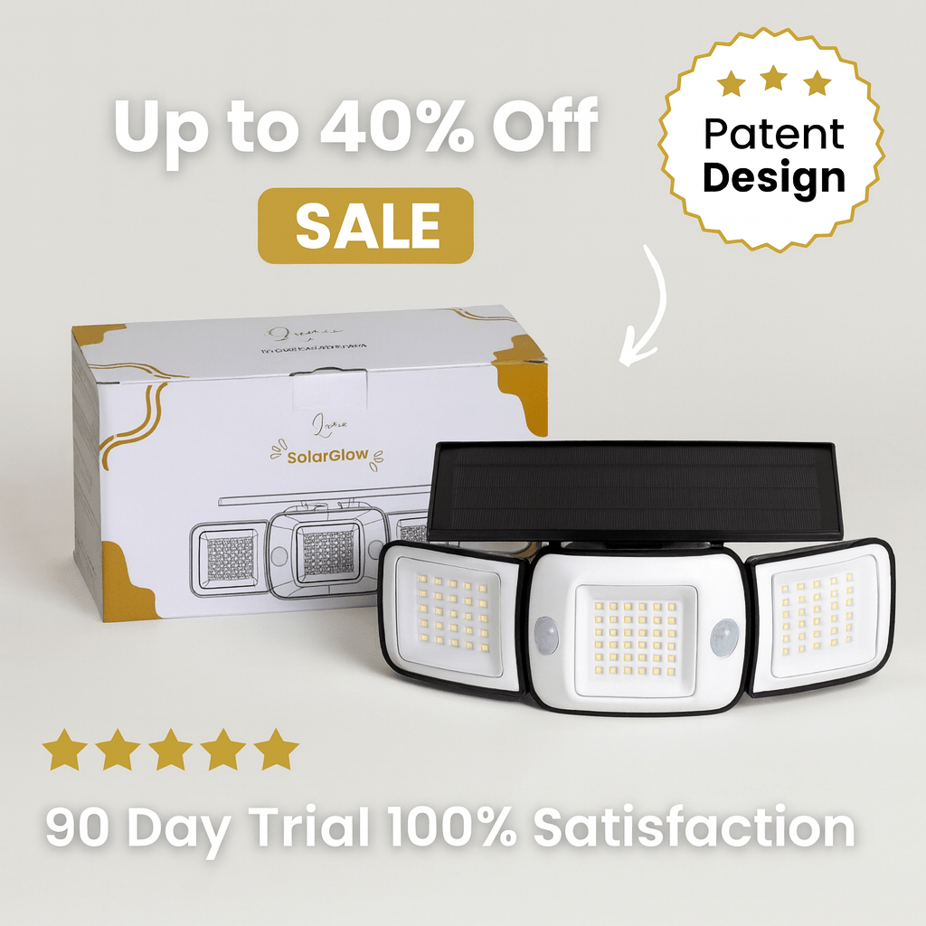 SolarGlow™ | Outdoor Solar Light with Motion Sensors