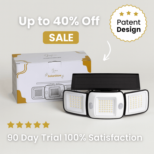 SolarGlow™ | Outdoor Solar Light with Motion Sensors