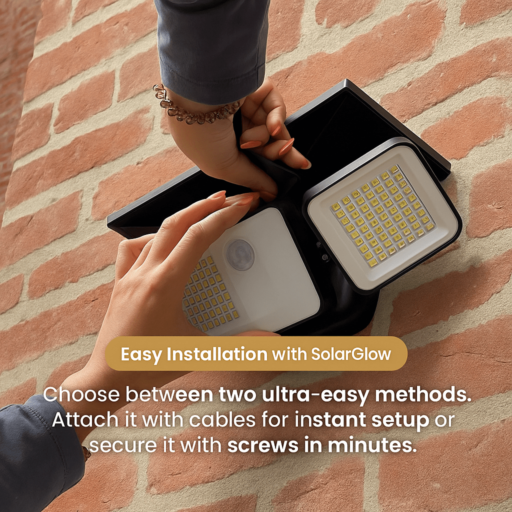 SolarGlow™ | Outdoor Solar Light with Motion Sensors